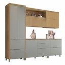 Ver imagem 2 de Cozinha 5 Peças 7 Portas 6 Gavetas Marquesa 100% Mdf