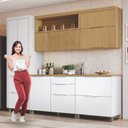 Ver imagem 4 de Cozinha 5 Peças 7 Portas 6 Gavetas Marquesa 100% Mdf