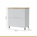 Ver imagem 7 de Cozinha 5 Peças 7 Portas 6 Gavetas Marquesa 100% Mdf