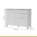 Ver imagem 6 de Cozinha 5 Peças 7 Portas 6 Gavetas Marquesa 100% Mdf