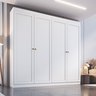 Guarda-roupa Casal 4 Portas 2 Gavetas Americano/provençal Ele e Ela Europa - 1
