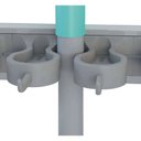 Ver imagem 1 de Suporte para Mops e Vassouras com 5 Compartimentos Flash Limp - Cinza