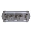 Ver imagem 2 de Suporte para Mops e Vassouras com 5 Compartimentos Flash Limp - Cinza