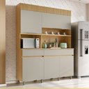 Ver imagem 2 de Cozinha Realeza 5 Portas 2 Gavetas 160cm 100 Mdf Nesher