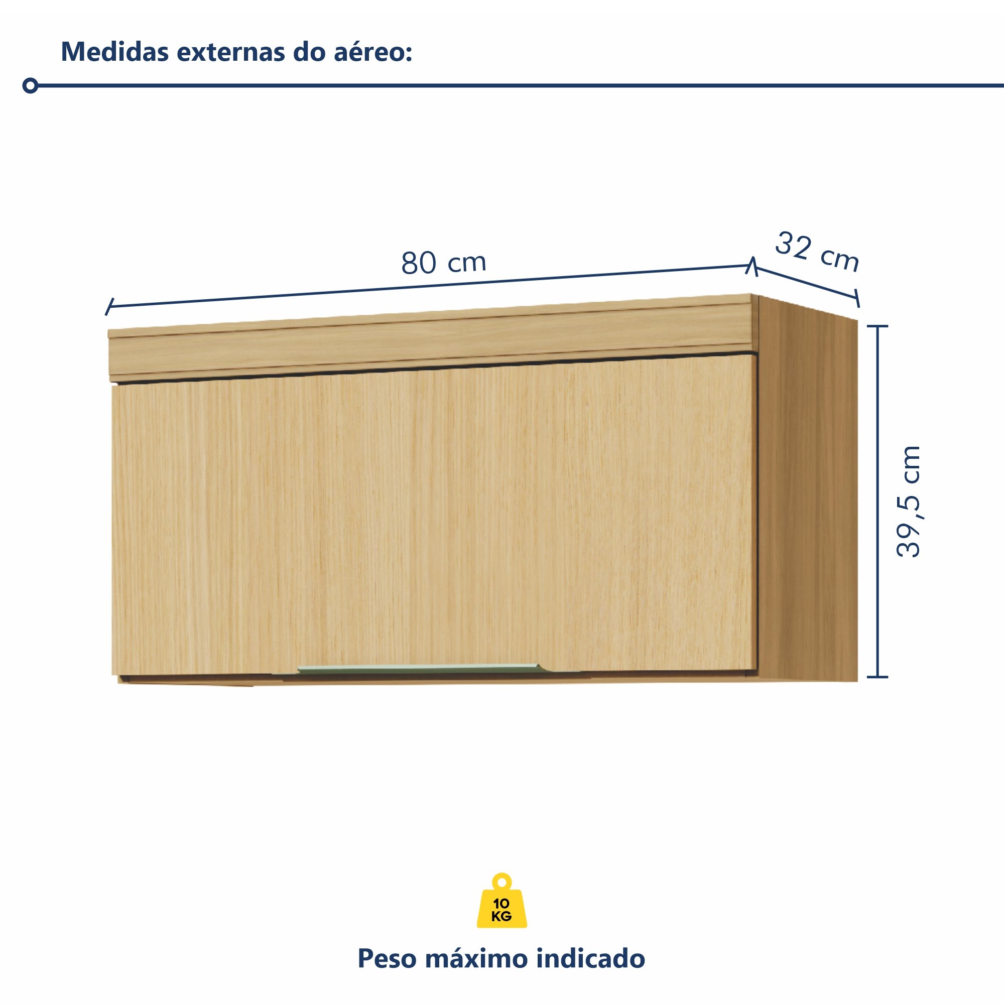 Cozinha 7 Peças 7 Portas 7 Gavetas Marquesa 100% Mdf - 19