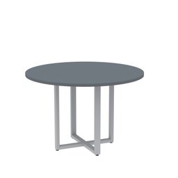 Mesa de Reunião Redonda 100cm Mrr1100p25tub - 2