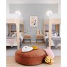 Futton Turco Redondo Veludo Paris Ø70cm Terracota - 1