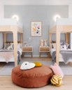 Ver imagem 1 de Futton Turco Redondo Veludo Paris Ø70cm Terracota