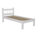 Ver imagem 2 de Cama Solteiro Madeira Maciça Para Colchão 78/88 X 188Cm Madri Multimóveis Vcr4141 Branco Branco