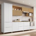 Ver imagem 1 de Cozinha 7 Peças 7 Portas 7 Gavetas Marquesa 100% MDF Branco/Nature