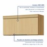 Armário 1 Porta Basculante Marquesa 80cm 100% Mdf - 3