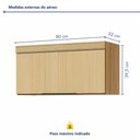 Ver imagem 5 de Armário 1 Porta Basculante Marquesa 80cm 100% Mdf