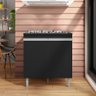 Cozinha Compacta Completa Andréia 03 Peças Aéreo 120cm Balcão Pia e Cooktop Preto - Desk Design AJL  - 10