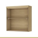 Ver imagem 2 de Armário 2 Portas Basculante Marquesa 80cm 100% Mdf