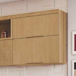 Armário 2 Portas Basculante Marquesa 80cm 100% Mdf
