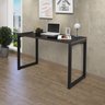 Escrivaninha Mesa Escritório Industrial 120cm com Tampo de Vidro - 2