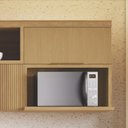 Ver imagem 7 de Armário Aéreo 1 Porta Marquesa 100% MDF Marrom/Nature