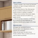 Ver mais imagens de Armário Aéreo 1 Porta Marquesa 100% MDF Marrom/Nature