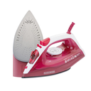 Ver imagem 1 de Ferro de Passar Roupa Vapor Vertical Base Antiaderente 127v Rosa Black Decker
