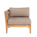 Ver imagem 2 de Sofa Modulo Canto Direito Cannes Cor Fendi Base Mel - 72474