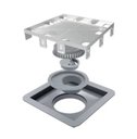 Ver imagem 1 de Ralo Linear de Tampa Oculta em Inox e PVC Square Line 10cm