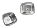 Ver imagem 1 de Cuba Basic Compacta 42x36cm em Inox Acetinado com Válvula Inclusa