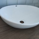 Ver imagem 6 de Cuba Oval De Sobrepor Branca Pia Para Banheiro Lavabo Cerâmica Eco Metais