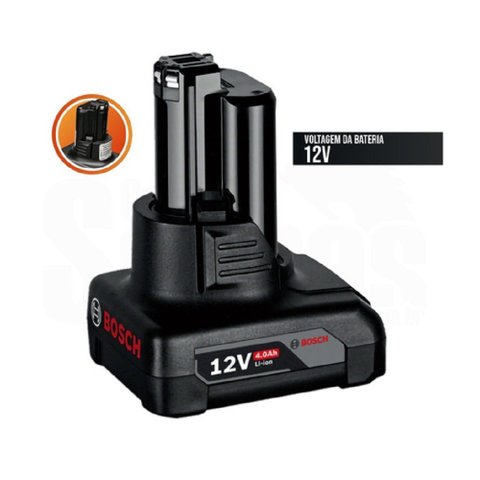 BATERIA DE IONS DE LÍTIO 12V MAX 4,0AH GBA 12V 4,0 BOSCH