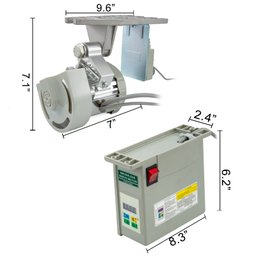 Motor Servo Eletronico pra Todas As Maquians de Costura 600w - 1