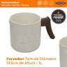 Leiteira Fervedor Antiaderente Cerâmica Vanilla 11cm Brinox - 6