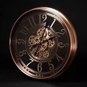 Ver imagem 2 de Relógio de Parede 3d Industrial Cobre Bronze Robusto 53cm