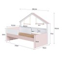 Ver imagem 2 de Cama Infantil Casinha sem Colchão 200,3cm Completa Móveis