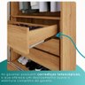 Guarda-roupa Casal 100% Mdf 6 Portas 4 Gavetas Grécia - Mais Móveis Cor Cinamomo/off-white - 8