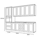 Ver imagem 3 de Cozinha Modulada Americana 09 Branco - Henn