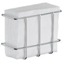 Ver imagem 1 de Porta Guardanapo Cromado de Mesa 13,5x6x9,5cm Cozinha Organizar Utimil