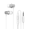 Fone Com Fio In Ear Lenovo Original Microfone 3.5MM Branco - 1