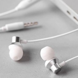 Fone Com Fio In Ear Lenovo Original Microfone 3.5MM Branco - 3
