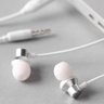 Fone Com Fio In Ear Lenovo Original Microfone 3.5MM Branco - 3