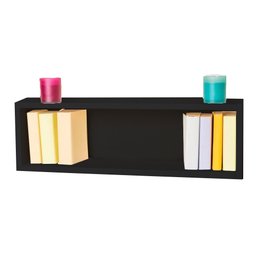 Nicho Retangular Decorativo 70cx25px15a Preto em Mdf - 7