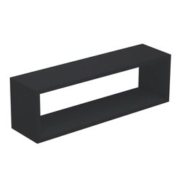 Nicho Retangular Decorativo 70cx25px15a Preto em Mdf - 5