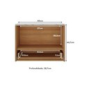 Ver imagem 4 de Balcão Suspenso 60cm para Forno/micro-ondas com 1 Porta e 1 Gaveta Multimóveis Cr20345 Amêndoa/m