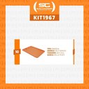 Ver imagem 4 de Conjunto 10 Bandejas Plásticas Self-service Refeição 48 X 32,5 X 2 Br-100 Laranja - Della Plast