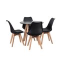 Ver imagem 1 de KIT - Mesa Leda 80 cm + 4 cadeiras Leda