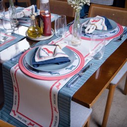 Caminho de Mesa Hot Dog com Hidrorrepelência 43x142cm - 2
