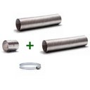 Ver imagem 5 de Kit 2 Duto Alum. Semi-flexivel 150mm C/5m + Luva + 4 Abraç.