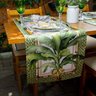 Caminho de Mesa Bananeiras com Hidrorrepelência 43x141cm - 2