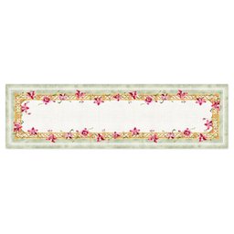 Caminho de Mesa Flor Orquídea com Hidrorrepelência 43x141cm - 1