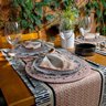 Caminho de Mesa África Bogolan com Hidrorrepelência 43x141cm - 4