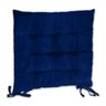 Kit 02 Almofadas Assento Futon Flat para Cadeira 40x40 Azul Marinho - 3