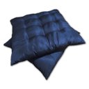 Ver imagem 2 de Kit 02 Almofadas Assento Futon Flat para Cadeira 40x40 Azul Marinho